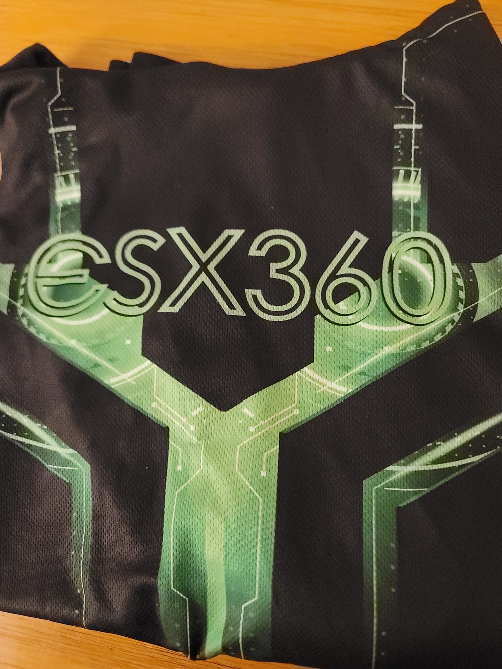 GSX360 Graphic Tee in Black and Green